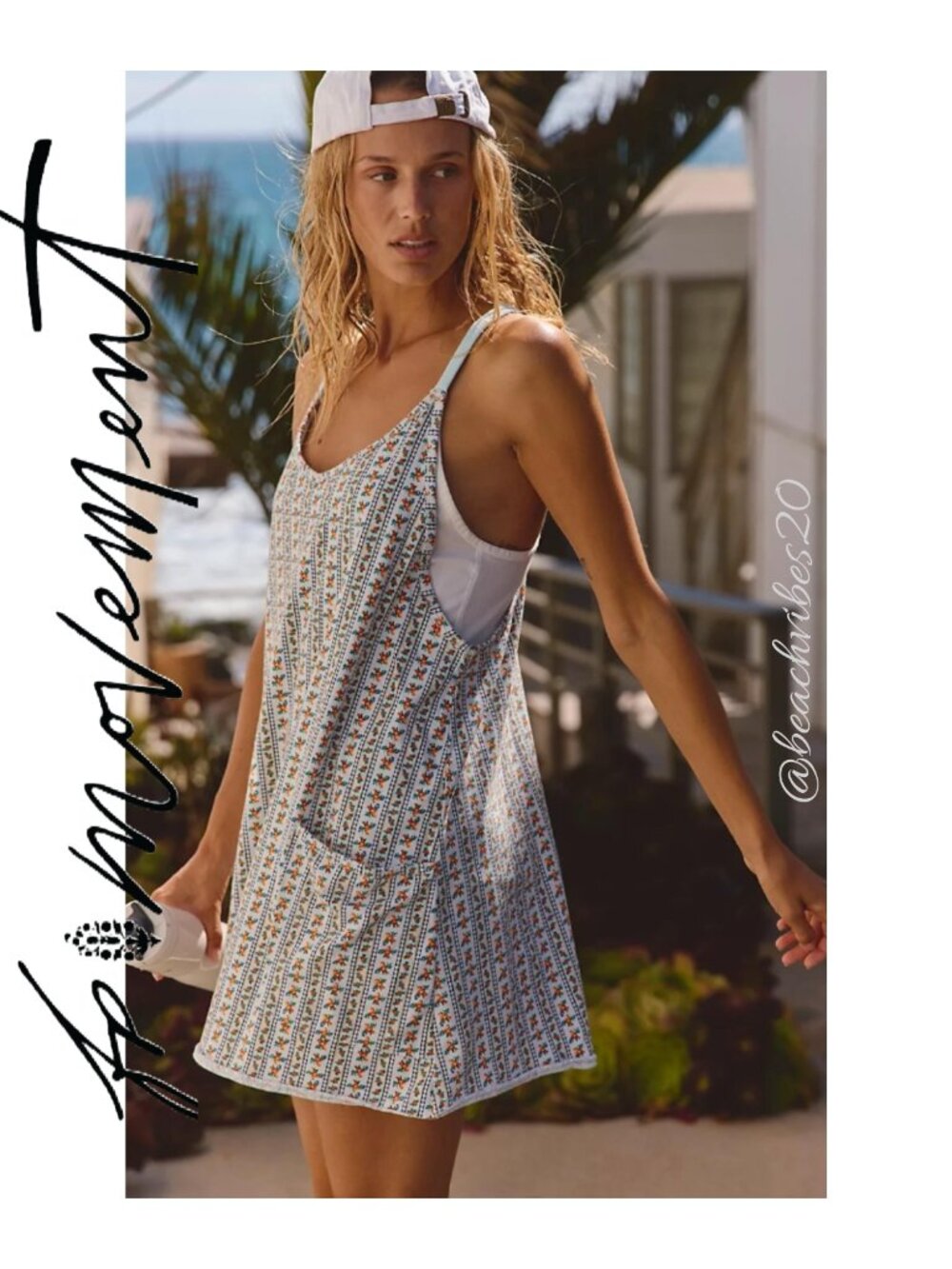 FP MOVEMENT BY FREE PEOPLE Hot Shot Printed Mini Dress Large NWOT